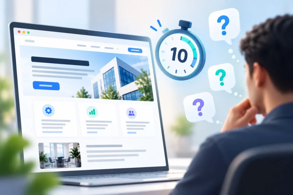The homepage test: Could a stranger explain your business in 10 seconds?